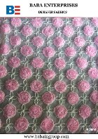 kids designer fancy flower rosette party wear fabrics manufacturers in India
